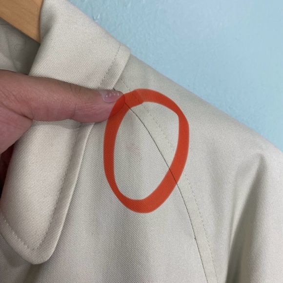 Burberry Womens Car Coat Nova Check Plaid Sz 12‎ R Cream - Picture 5 of 16